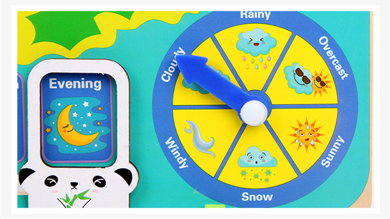 Montessori Multi-function Educational Weather Board