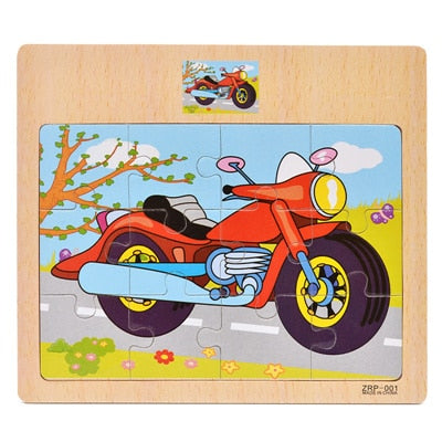 Wooden 3D Toy Jigsaw Puzzle (20 options available)