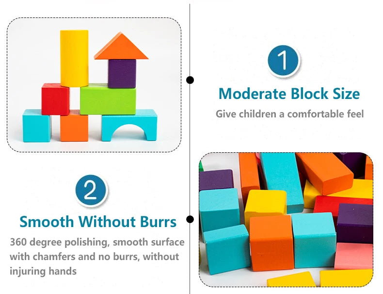 Wooden Building Block Set