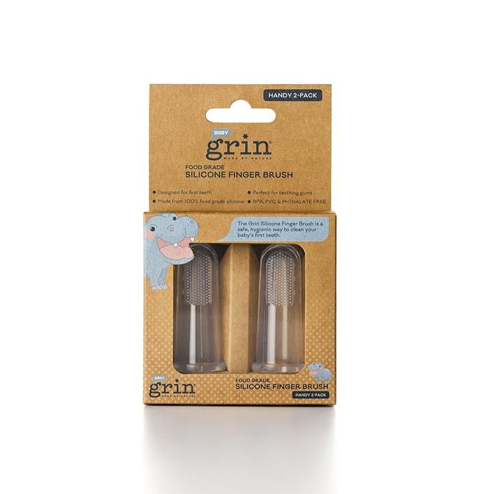 Grin - Baby Silicone Finger Brush - 2 pack