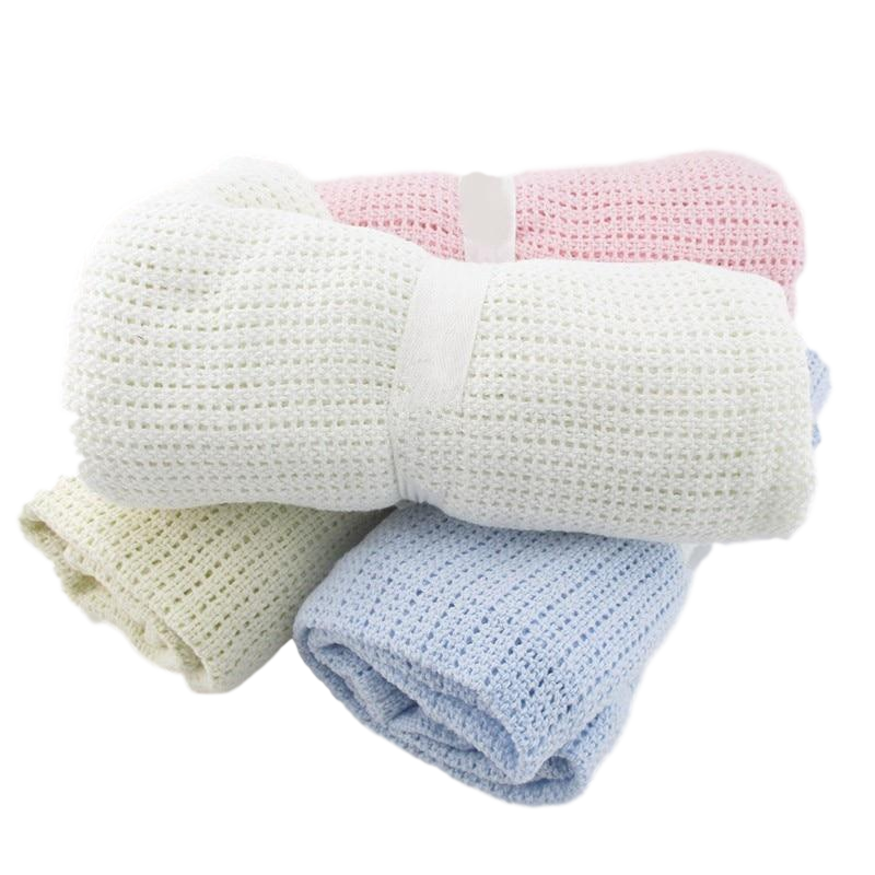 Soft Cotton Baby Blanket (9 colours available)