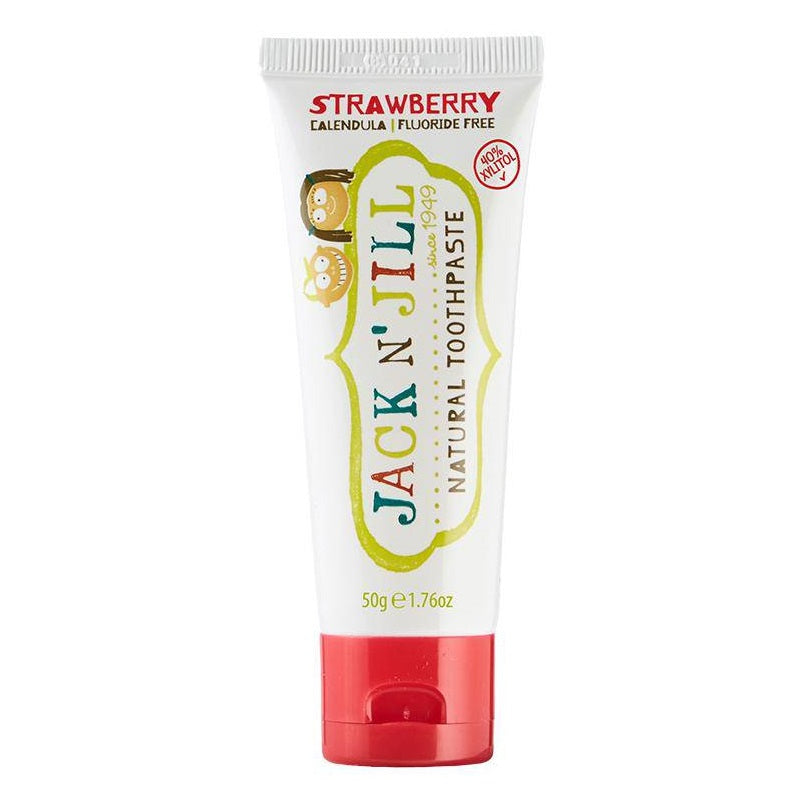 Jack N' Jill - Kids Fluoride Free Toothpaste - Strawberry 50g