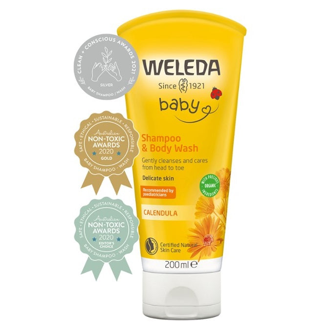 Weleda - Calendula Shampoo & Body Wash Baby 200ml