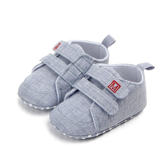 Baby Boy Shoes - Light Grey
