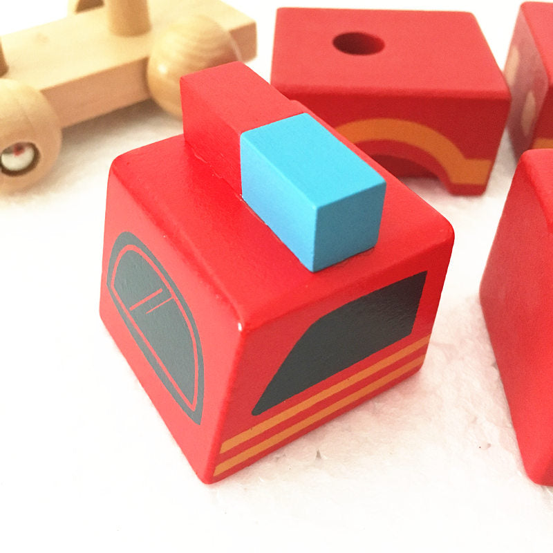 Wooden Block Toy Vehicles