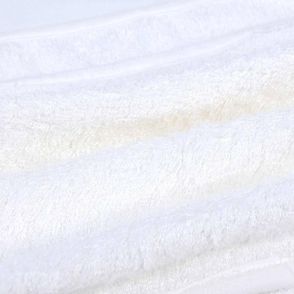 100% Bamboo Washcloths - White 6 Pack