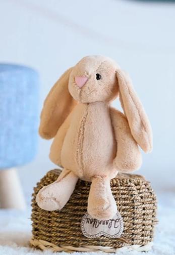 Soft Plush Bunny Teddy - Grey