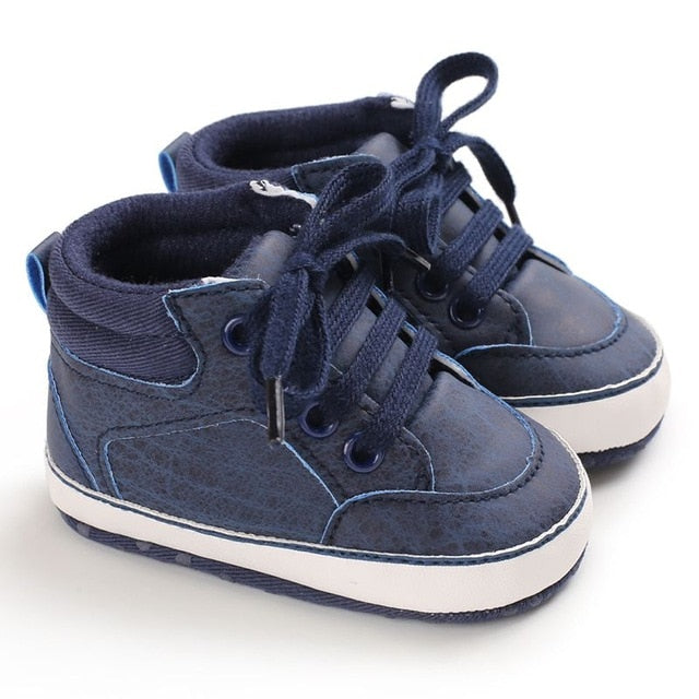 Baby Boy Shoes - Navy Suede