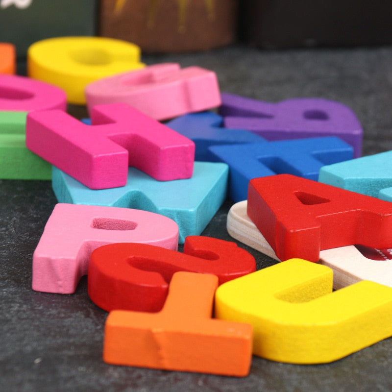 Wooden Number Puzzle - Bright