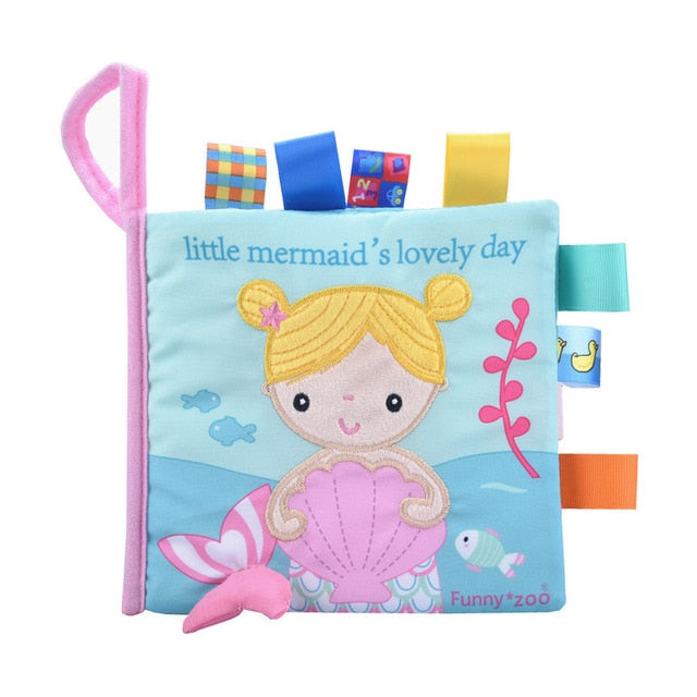 Soft Baby Cloth Book - Little Mermaid's Lovely Day