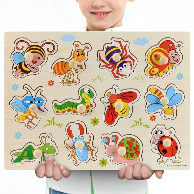 Wooden Animal Jigsaw Puzzle (8 options)