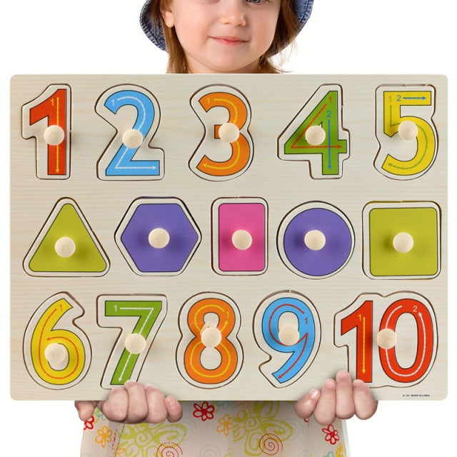 Wooden Number Jigsaw Puzzle (4 options)