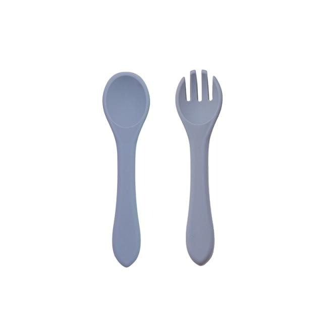 Silicone Baby Spoon & Fork