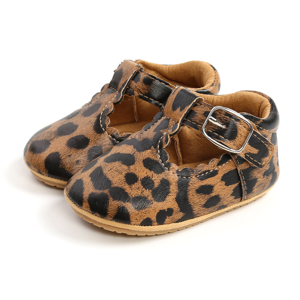 Sweet Leather Baby Shoes - Leopard