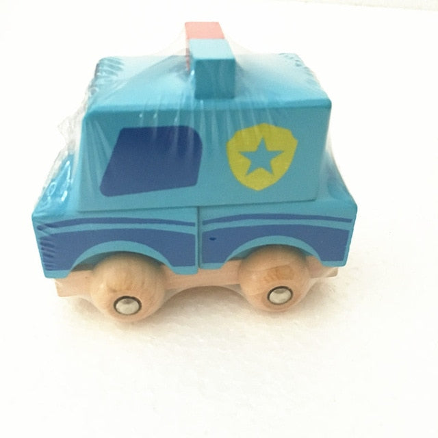 Wooden Block Toy Vehicles