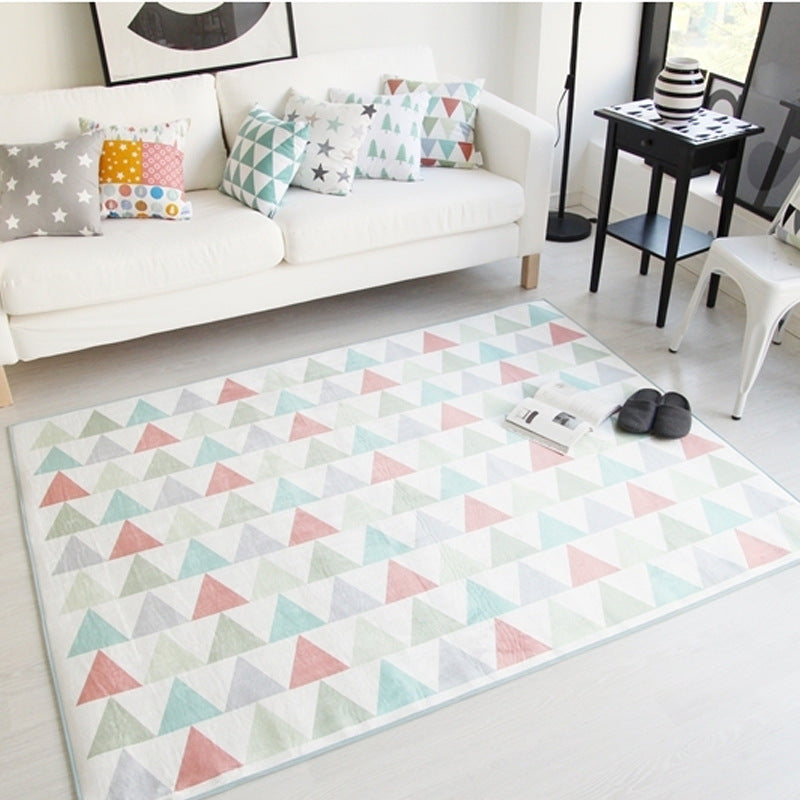 Nordic Rectangle Geometric Carpet For Play Area (6 sizes available)