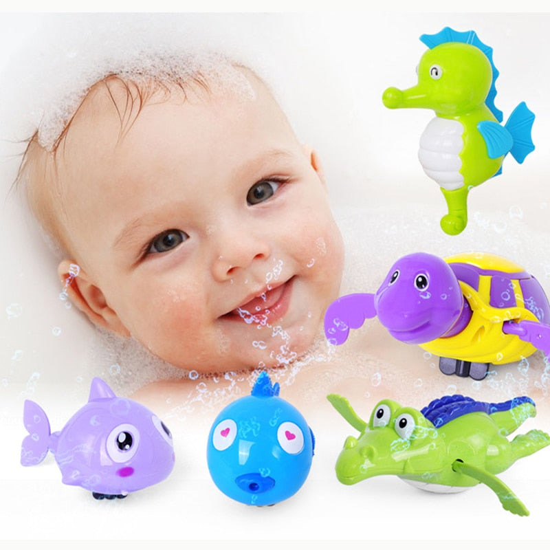 Cute Seahorse Wind-Up Swimming Toy. (1 piece)