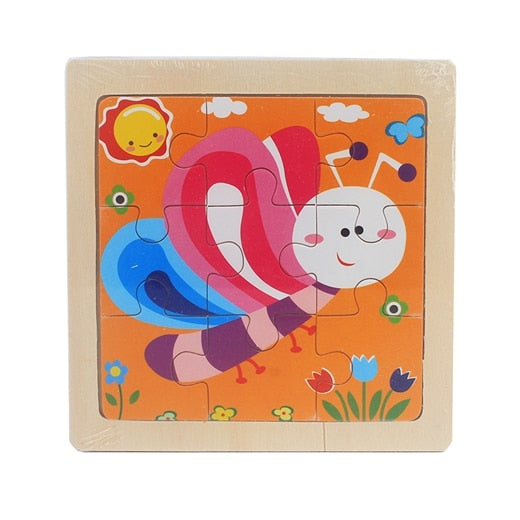 Wooden 3D Toy Jigsaw Puzzle - Small (20 options available)