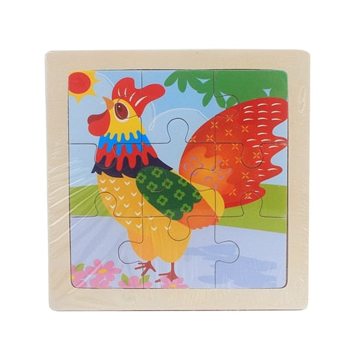 Wooden 3D Toy Jigsaw Puzzle - Small (20 options available)