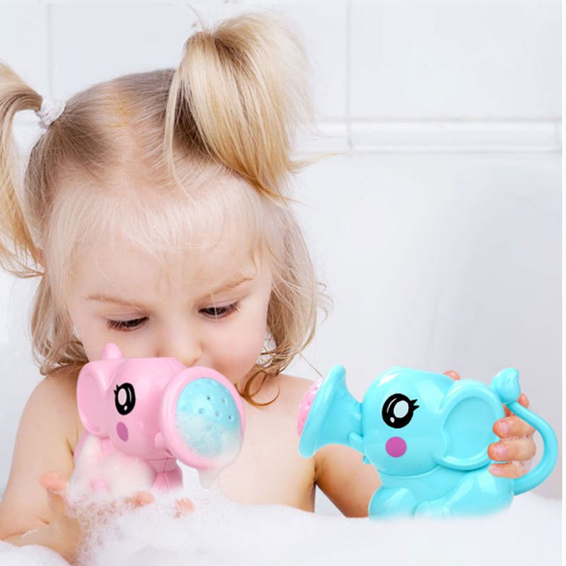 Baby Elephant Bath Toy Water Spray Shower (Pink / Blue)