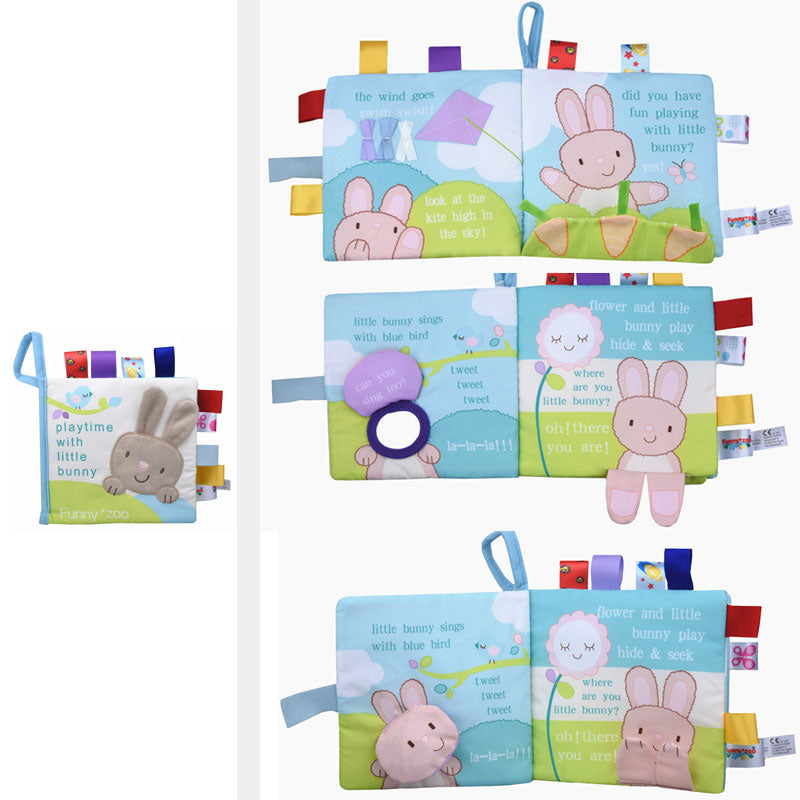 Soft Baby Cloth Book - Playtime With Little Bunny