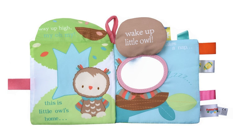Soft Baby Cloth Book - Little Owls Day