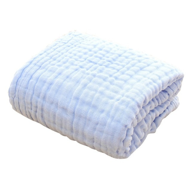 Muslin Baby Swaddle Blanket (5 colours available)