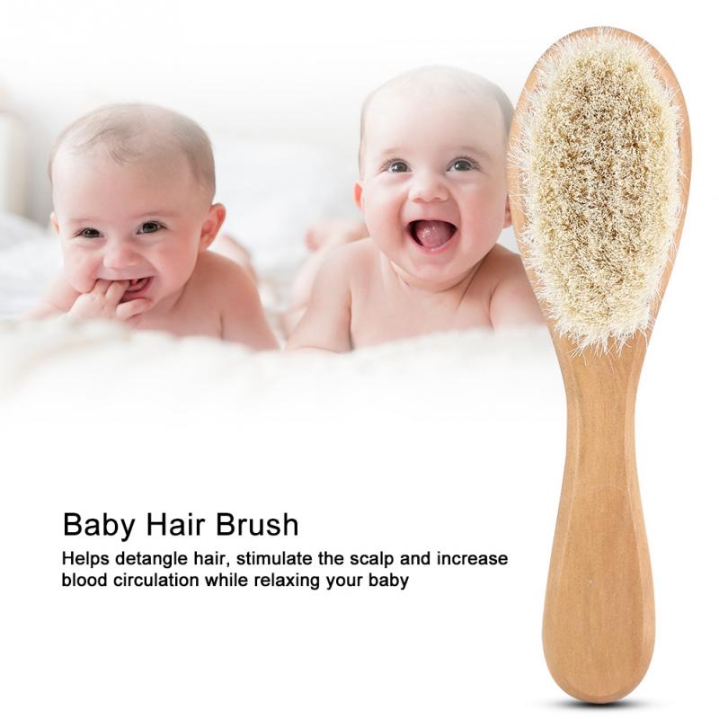 Wooden Baby Hairbrush