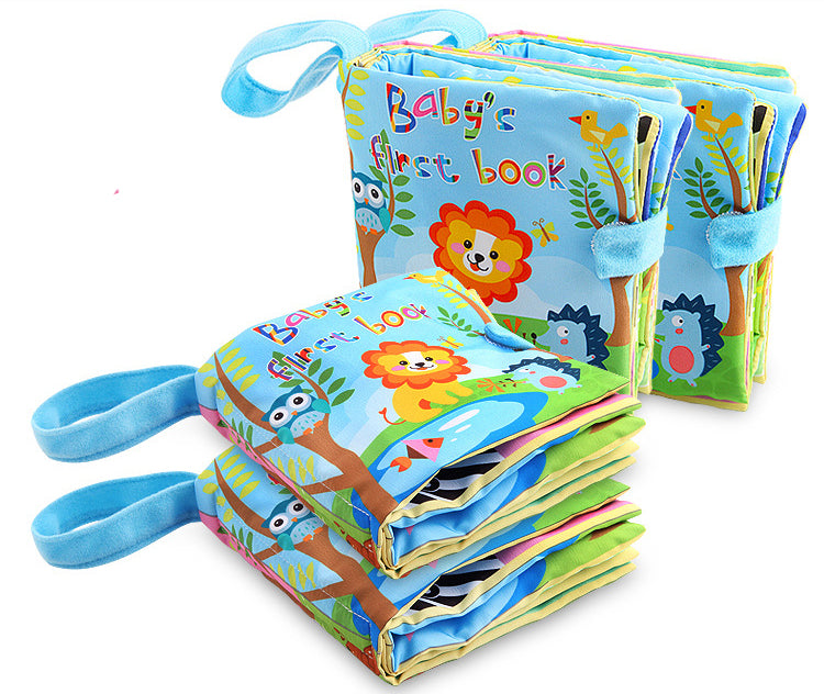 Cloth Baby Book With Velrco Pieces - Baby's First Book