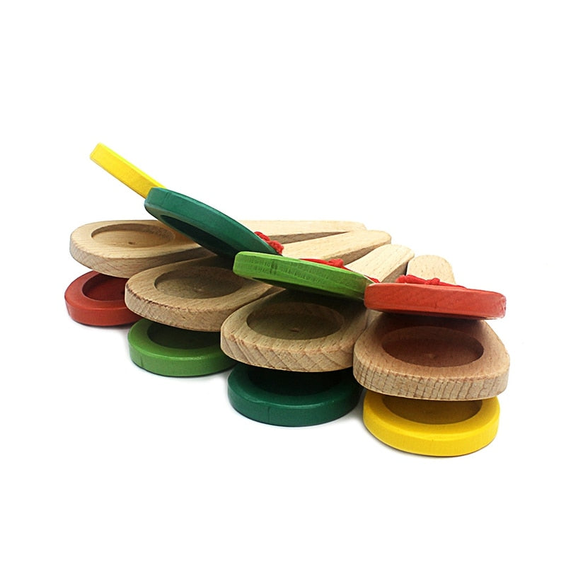 Wooden Musical Clapper Instrument Toy (2 colours available)