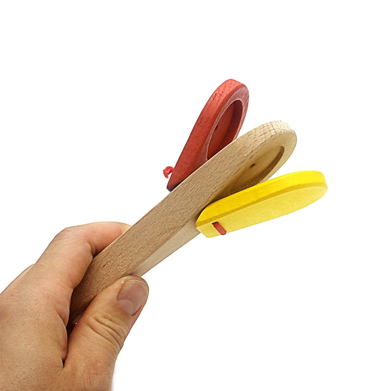 Wooden Musical Clapper Instrument Toy (2 colours available)