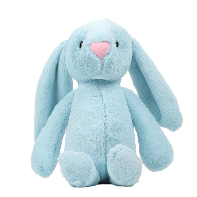 Soft Plush Bunny Teddy - Blue