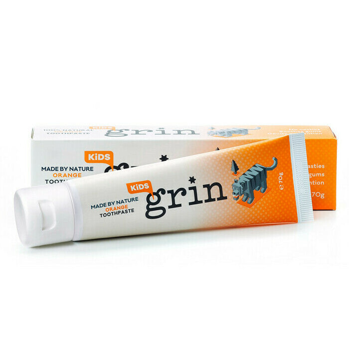 Grin - Kids Fluoride Free Toothpaste - Orange 70g